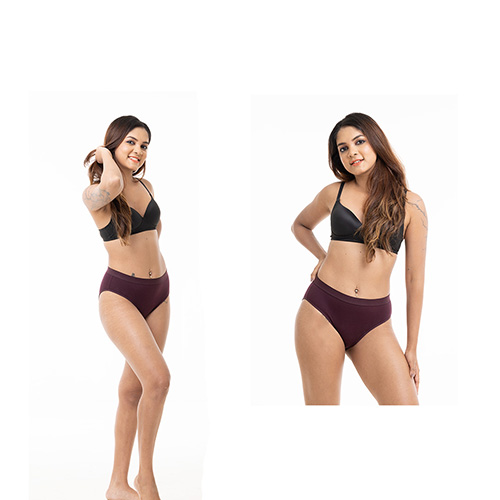 Image of seamless high-waist panties